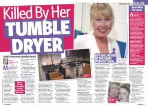 Killed by her Tumble Dryer 300x216 - Killed by her Tumble Dryer